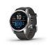 Garmin Fenix 7S Zilver 42mm met Graphite band