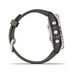 Garmin Fenix 7S Pro Solar, Zilver met Graphite polsband (42mm)