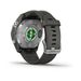 Garmin Fenix 7S Pro Solar, Zilver met Graphite polsband (42mm)