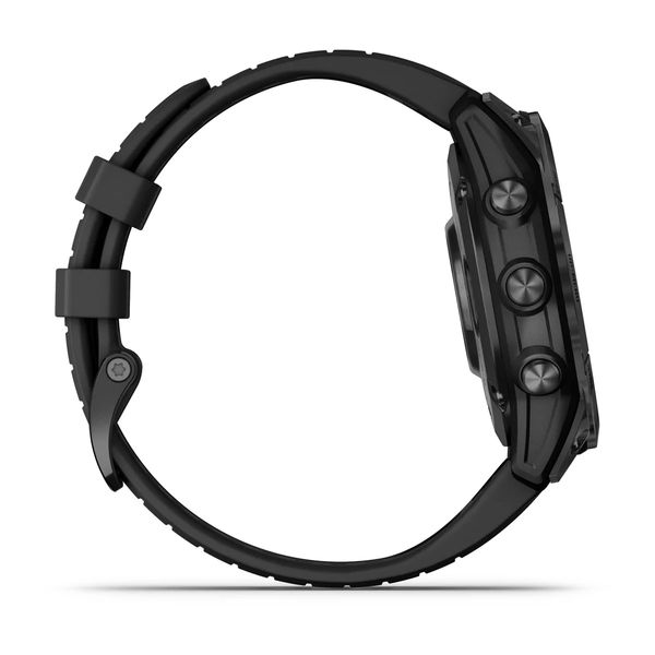 Garmin Fenix 7S Pro Solar, Slate Gray met zwarte polsband (47mm)