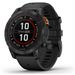 Garmin Fenix 7S Pro Solar, Slate Gray met zwarte polsband (47mm)