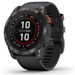 Garmin Fenix 7X Pro Solar, Slate Gray met zwarte polsband (51mm)