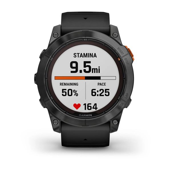 Garmin Fenix 7X Pro Solar, Slate Gray met zwarte polsband (51mm)