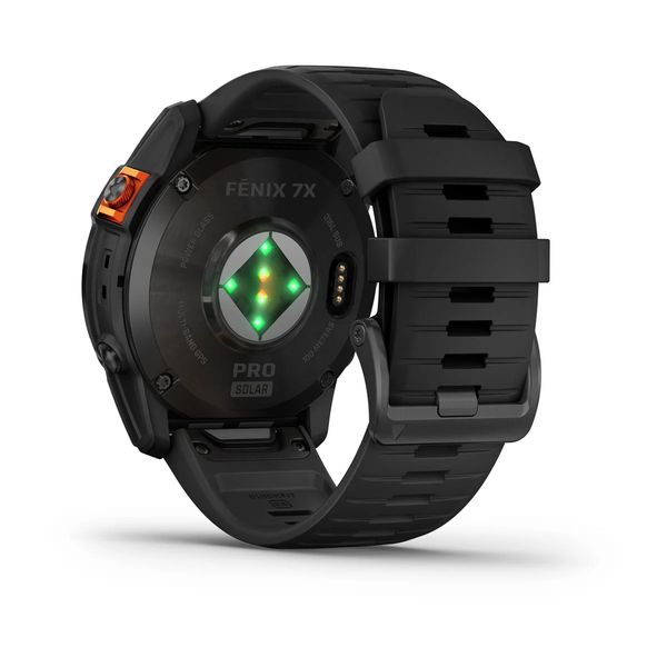 Garmin Fenix 7X Pro Solar, Slate Gray met zwarte polsband (51mm)