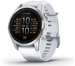 Epix™ Pro (Gen 2) Zilver met Whitestone polsband (42mm) Garmin