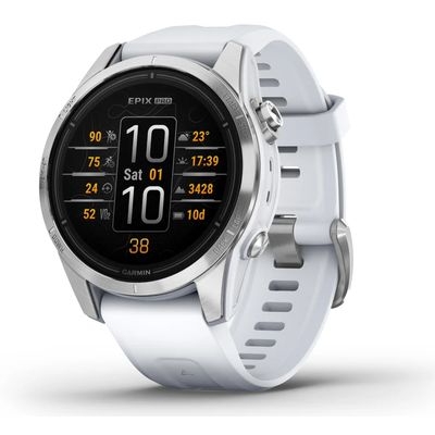 Epix™ Pro (Gen 2) Zilver met Whitestone polsband (42mm) 