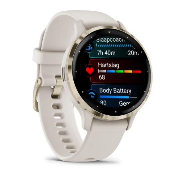 Garmin Venu 3S Ivory + Soft Gold