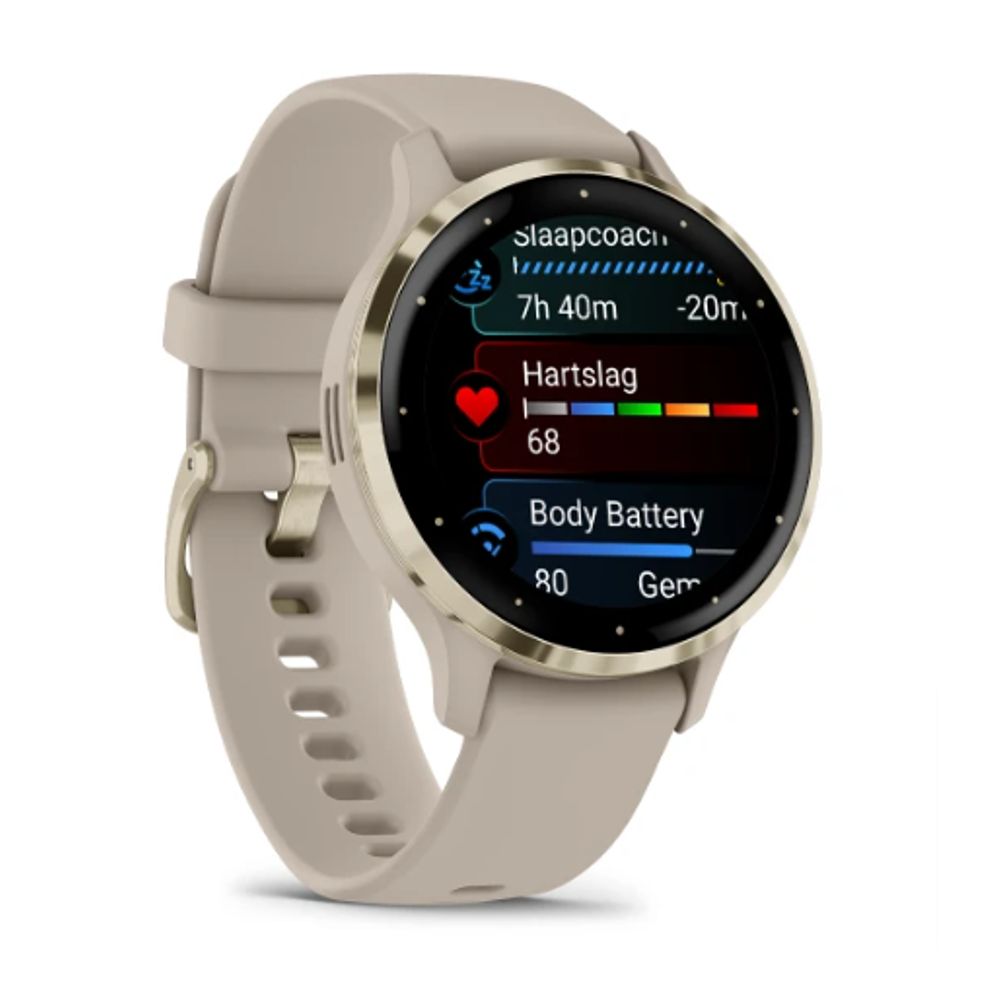 Garmin Smartwatch Venu 3S French Gray + Soft Gold