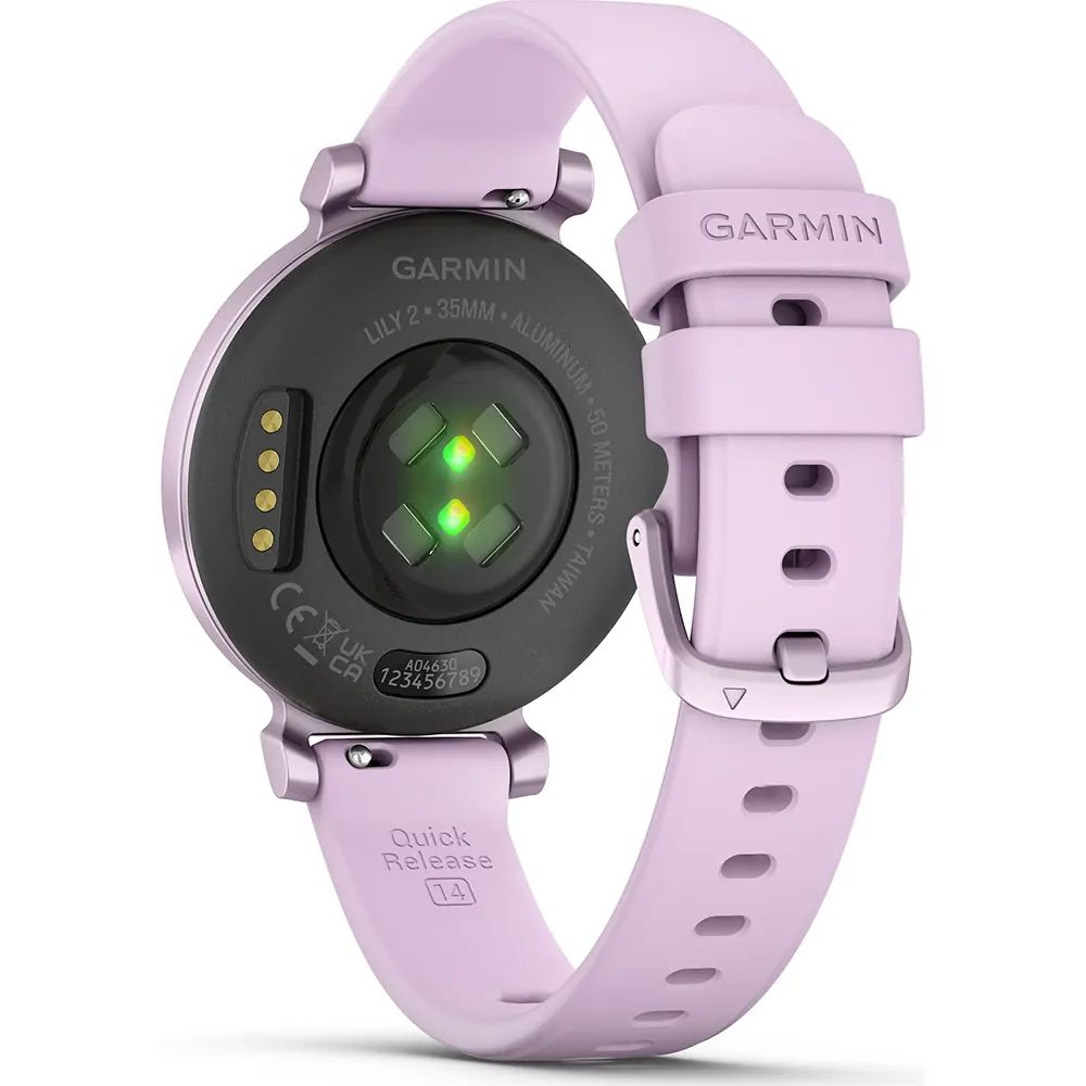 Garmin Smartwatch Lily 2 Lila/Lila siliconen sportband