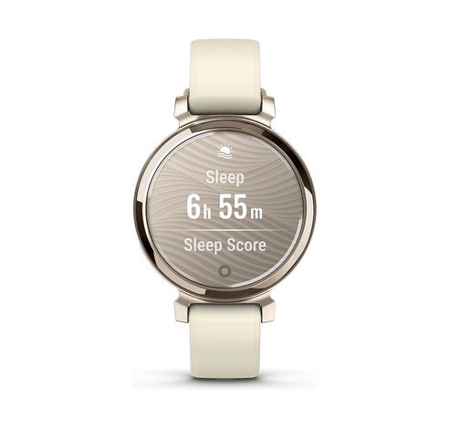 Lily 2 Cream Gold avec bracelet en silicone blanc coco  Garmin