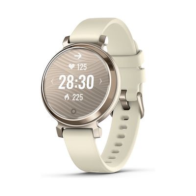 Lily 2 Cream Gold avec bracelet en silicone blanc coco  Garmin