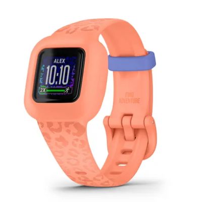 Garmin vivofit junior 3 peach leopard 