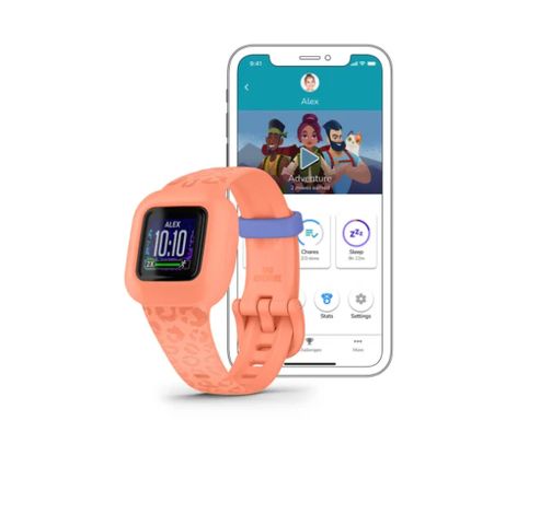 Garmin vivofit junior 3 peach leopard  Garmin