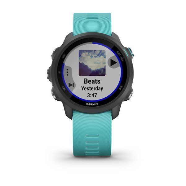 Garmin Garmin forerunner 245 music zwart/aqua