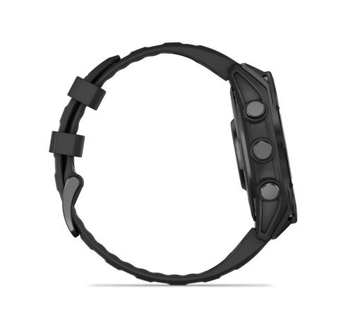 Fenix 8 - 47 mm, AMOLED, Slate grey met Zwarte siliconen band  Garmin