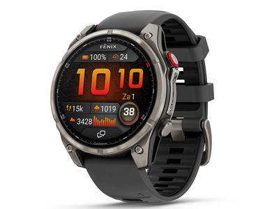 fenix® 8 Pro – 51 mm, AMOLED Sapphire, titanium met graphite/zwarte siliconen band