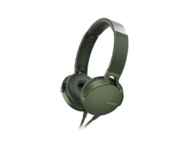 Extrabass Wired Headph w/ Remote Mic (Green)