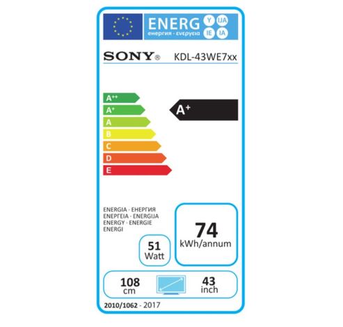 KDL-43WE750  Sony