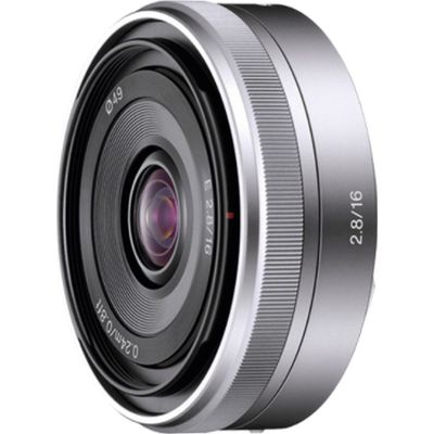 SEL 16mm F/2.8 Zilver Sony