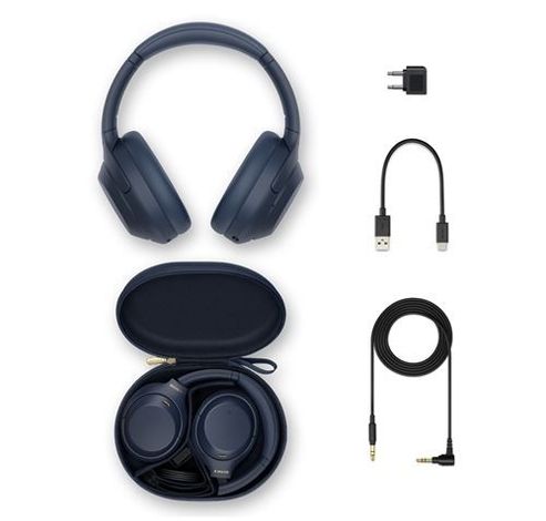 Hoofdtelefoon met wireless noise cancelling WH1000XM4L Blauw  Sony