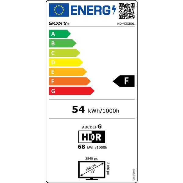 KD-43X80L X80L Series 43inch 