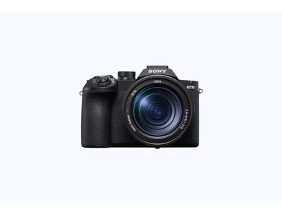 DSC-RX10M5 RX10 V — 24–600 mm zoom, 20,1 MP, 30 fps burstopnamen