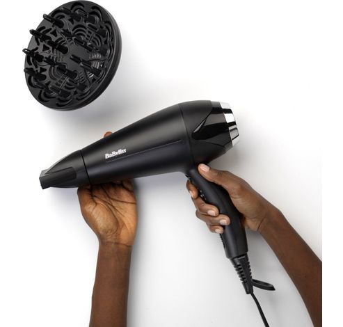 D572DE Turbo Smooth 2200 Fohn  Babyliss