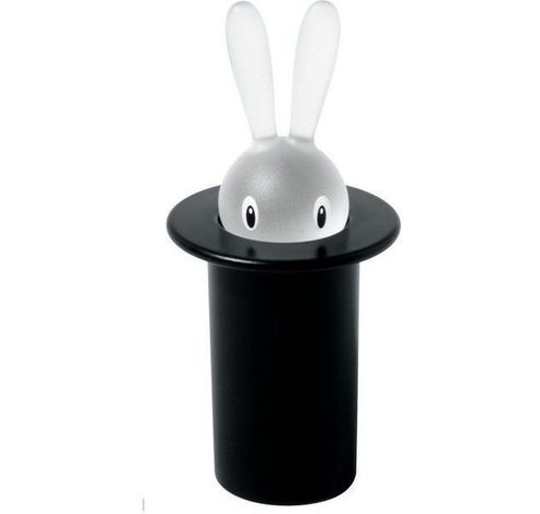 Magic Bunny Tandenstokerhouder Zwart  Alessi