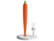 Bunny & Carrot Keukenrolhouder Wit 34cm