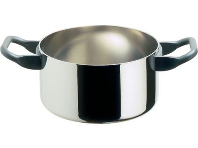 Casserole 16 cm chrome haute brillance