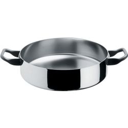 Alessi Lage kookpot 24cm hoogglans chroom 