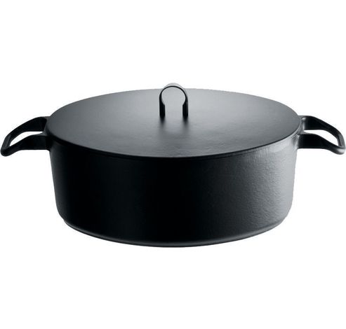 Cocotte ovale noir  Alessi