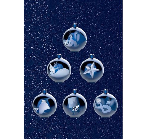 Blue Chirstmas Kerstbal AAA07 3  Alessi