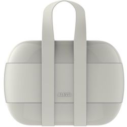 Alessi Food à porter lunchbox gris 