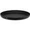 ROUND TRAY TEXTURE BLACK 