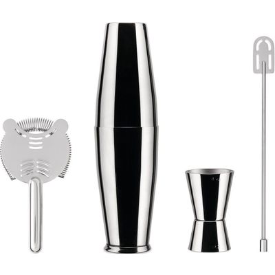 Lunar Eclipse Set Boston Shaker Inox  Alessi