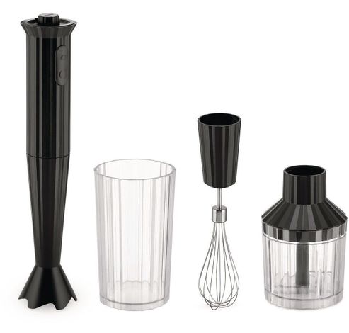 Plissé handblender set Zwart  Alessi