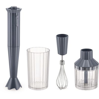 Plissé handblender set Grijs  Alessi