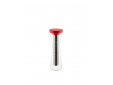 Mazagran Cold brew coffee carafe in borosilicate glass and thermoplastic resin, red. Filter in 18/10 stainless steel.