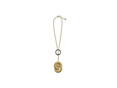 Acta Necklace in steel, coated with hypoallergenic PVD, gold.