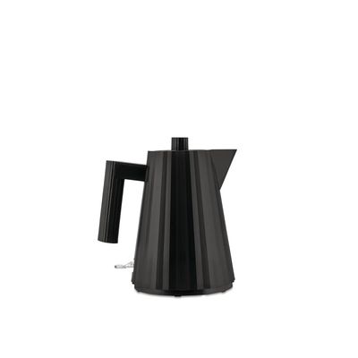 Plissé Electric kettle in  thermoplastic resin, black. English plug. 2400W  Alessi