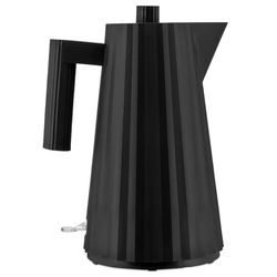 Plissé Electric kettle in  thermoplastic resin, black. Suisse plug. 2400W 