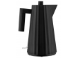 Plissé Electric kettle in  thermoplastic resin, black. Suisse plug. 2400W