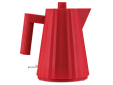 Plissé Electric kettle in  thermoplastic resin, red. Suisse plug. 2400W