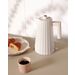 Plissé Electric kettle in thermoplastic resin, white. Suisse plug. 2400W 