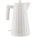 Plissé Electric kettle in  thermoplastic resin, white. US plug. 1500W 