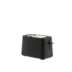 Alessi Plissé Toaster in thermoplastic resin, black. Suisse plug. 850W 