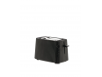 Plissé Toaster in thermoplastic resin, black. Suisse plug. 850W