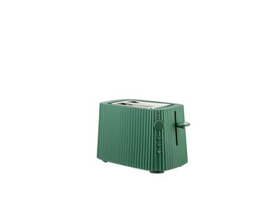 Plissé Toaster in thermoplastic resin, green. European plug. 850W