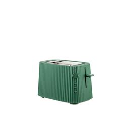 Alessi Plissé Toaster in thermoplastic resin, greeen. English plug. 850W 